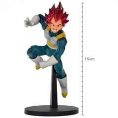 FIGURE DRAGON BALL SUPER - VEGETA SUPER SAYAJIN GOD - BLOOD OF SAIYANS