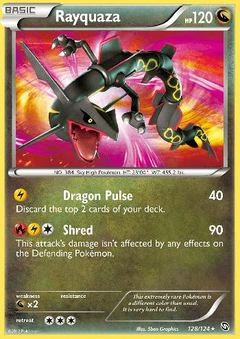 Rayquaza DRX 128/124 - Danificada