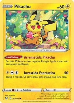 Pikachu LOR 052/196 - Reverse Foil