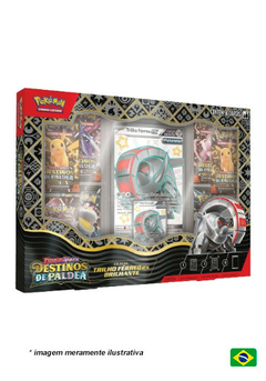 Pokémon Box Coleção Destinos de Paldea - Presa Grande Ex Radiante - comprar online