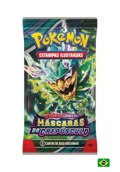 Pokémon Booster Avulso - Máscaras do Crepúsculo - Escarlate e Violeta SV6