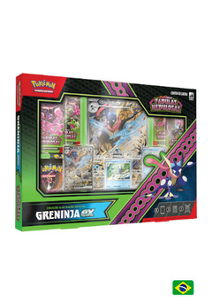 Pokémon Box Coleção Ilustração Especial - Escarlate e Violeta 6.5 - Fábulas Nebulosas - Greninja ex