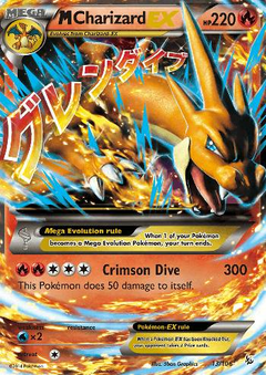 M Charizard-EX FLF 013/106 - Muito Usada