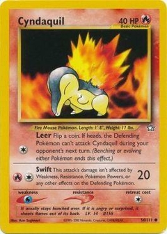 Cyndaquil N1 056/111 - Usado Moderadamente