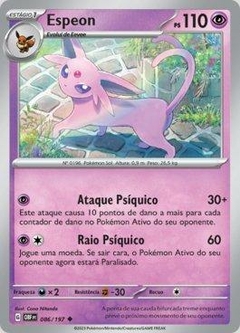 Espeon SV3 086/197 - Reverse Foil