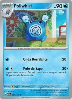 Poliwhirl - Reverse Foil MEW 061/165