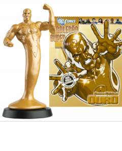 Coleção de Miniaturas Super-Heróis 107 - Ouro (Homens Metálicos)