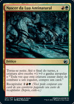 Nascer da Lua Antinatural - Foil MID 247 - ING