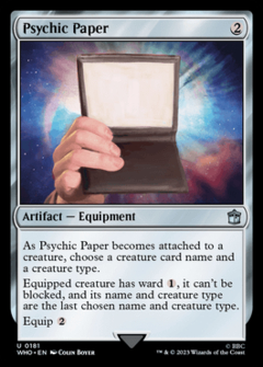 Psychic Paper- Foil WHO 181