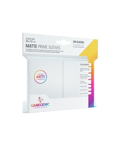 Gamegenic Matte Prime Sleeves Branco Standard Size 100 Un