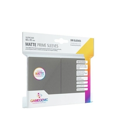 Gamegenic: Matte Prime Sleeves Cinza Escuro Standard Size 100 Un