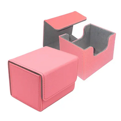 Premium Deck Case PU Magnético - 100 + Cards - Rosa
