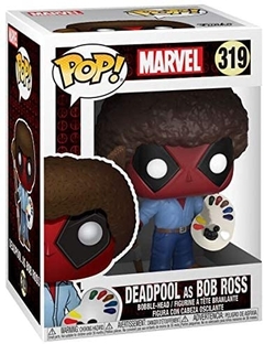 FUNKO POP! MARVEL: Deadpool as Bob Ross 319