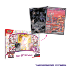 Pokémon Box Coleção 151 Mew ex e Mewtwo - comprar online