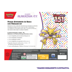 Box Pokémon Escarlate e Violeta - 151 - Alakazam ex - loja online