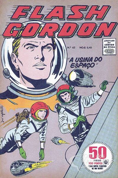 Flash Gordon Nº65 (Edição Colorida) A Usina da Espaço - Danificada