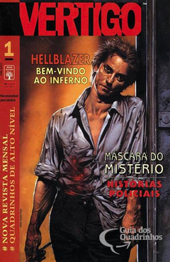 Vertigo Hellblazer Vol.01 Bem-Vindo ao Inferno (Revista Mensal, Quadrinho p/Adultos) - Usado