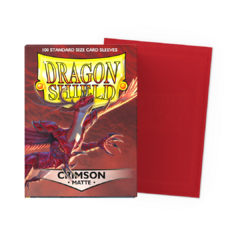 Dragon Shield - Matte - Crimson (100 unidades)