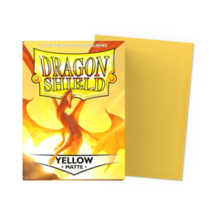 Dragon Shield - Matte - Yellow (100 unidades)