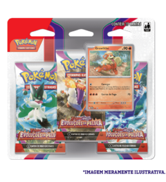 Triple Pack Pokémon Escarlate e Violeta 2 Evoluções em Paldea - Lojabat