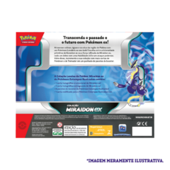 Box Pokémon Lendas De Paldea Miraidon Ex - comprar online