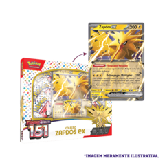 Box Pokémon Coleção 151 Zapdos EX - comprar online