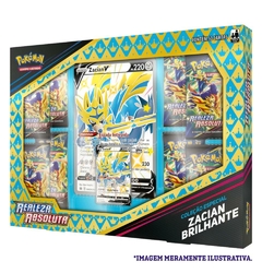 Box Realeza Absoluta Coleção Especial Zacian Brilhante