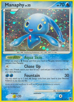 Manaphy MD 8/100 ING Reverse Foil Levemente Usado