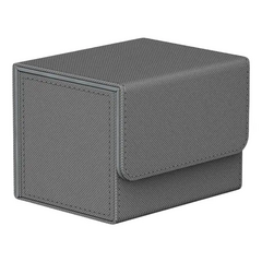 Premium Deck Case PU Magnético - 100 + Cards - Cinza