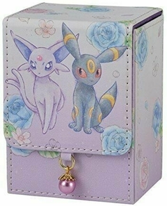 Pokemon Center Original Flip Deck Case Espeon Umbreon