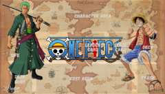 Playmat One Piece Luffy e Zoro