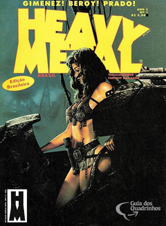 Heavy Metal, Edição Brasileira - Ano 1, Nº1 a 3 - Usado