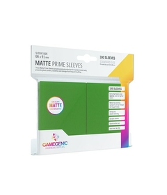 Gamegenic Matte Prime Sleeves Verde Standard Size 100 Un
