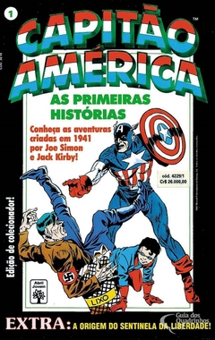 Capitão América As Primeiras Histórias n° 1 - Usado