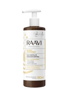 Oleo de Massagem Raavi Oleos Essenciais 180ml