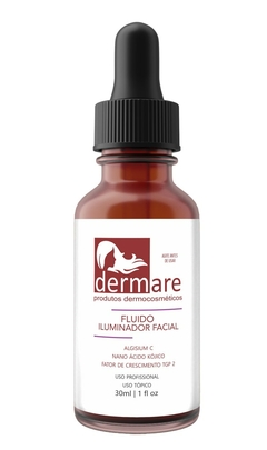 FLUIDO FACIAL DERMARE ILUMINADOR 30ML PARA MICROAGULHAMENTO