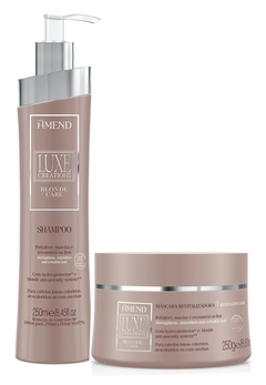 AMEND LUXE CREATIONS BLONDE CARE KIT DUO REVITALIZADOR