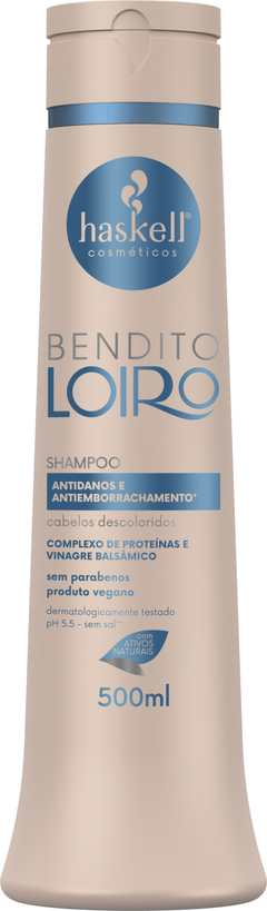 Shampoo Haskell Bendito Loiro 500ml Antidanos