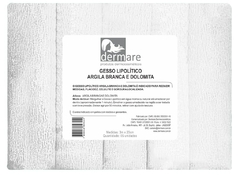 Gesso Lipolitico Dermare Argila Branca e Dolomita c/5 rolos