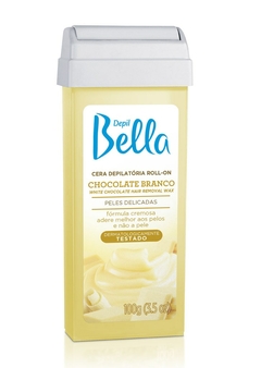 Cera Depil Bella Roll on 100g Chocolate Branco
