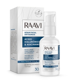 Serum Facial Antissinais Raavi Acido Hialuronico 30g
