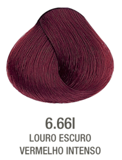 Tinta Alfaparf Evolution 6.66I Louro Escuro Vermelho Intenso - comprar online