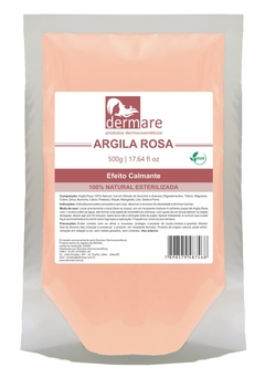 ARGILA ROSA DERMARE FACIAL CORPORAL 500G CALMANTE