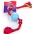 Juguete Pelota Goma Maciza + Soga PETS PLAST