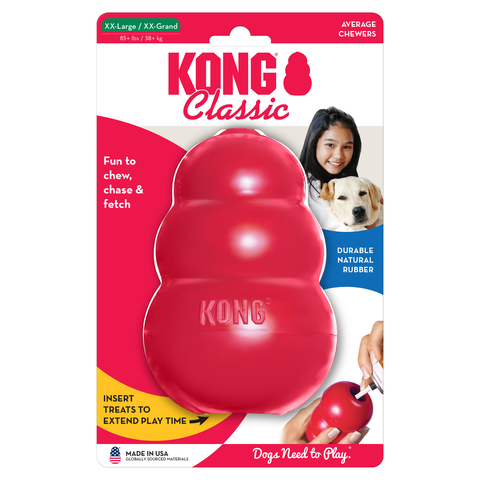 Kong Clásico XX-GRANDE 85+ lbs (38+kg)