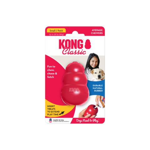 Kong Clásico SMALL - Up To 20 lbs (9kg)