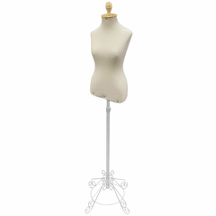 Busto Feminino Forrado com Pedestal, look, vitrine - SMexpositores