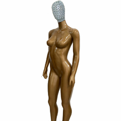 Manequim feminino Auto brilho cabeça Metal e pedraria na internet