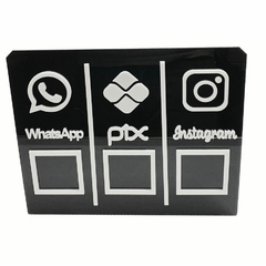 placa instagram
