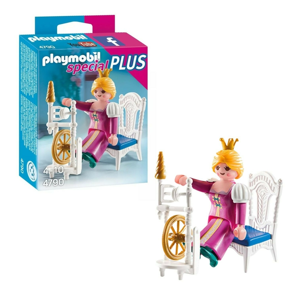 Special Plus Princesa Playmobil con rueda de hilar 4790